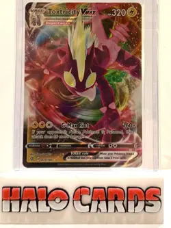 PACK FRESH Pokemon Card Toxtricity Vmax 071/192 Rebel Clash Full Art Holo Rare H - Image 1