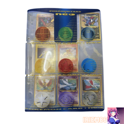 Set 7 Ho-Oh Lugia Old Back Pokemon Card Neo Premium File Vintage Nintendo Japan - Image 1