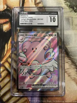 2024 Pokemon Blissey ex 201/167 Twilight Masquerade Ultra Rare Holo - CGC 10 🔥 - Image 1