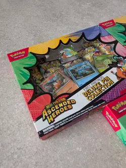5x New Pokemon TCG Ascended Heroes First Partners Deluxe Pin Collection Boxes - Image 2