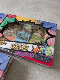 5x New Pokemon TCG Ascended Heroes First Partners Deluxe Pin Collection Boxes - Image 3