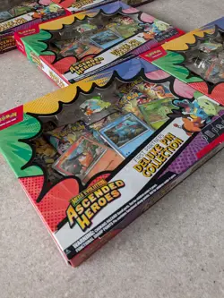 5x New Pokemon TCG Ascended Heroes First Partners Deluxe Pin Collection Boxes - Image 5