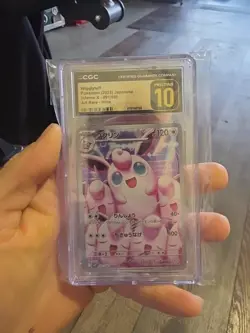 [CGC Pristine 10] Wigglytuff 091/80 Art Rare Holo Japanese Pokemon M2-Inferno X - Image 1