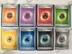 Pokemon Prismatic Evolutions HOLO Energy Full Set of 8 - Image 1