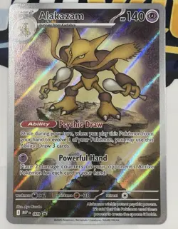 Alakazam 009 Black Star Promo Mega Evolution Pokemon TCG NM - Image 1
