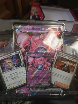 Pokemon TCG Destined Rivals Team Rockets Mewtwo EX Box Promos + Jumbo - Image 4