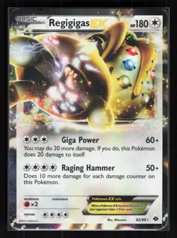 Regigigas EX Holo Ultra Rare Pokemon Next Destinies 82/99 HP - Image 1