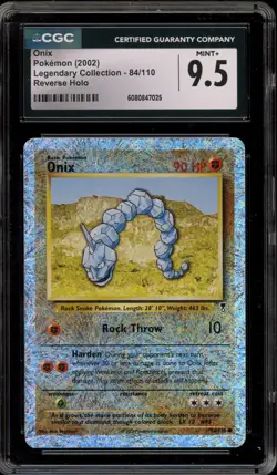 Pokemon Onix Legendary Coll. Reverse Holo #84 CGC 9.5 - Image 1