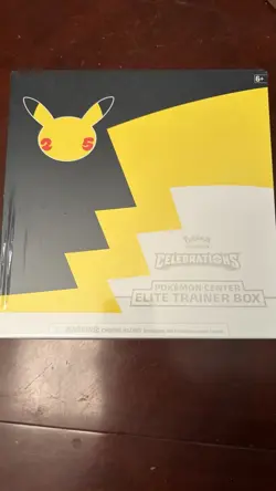 Pokemon Center Celebrations Elite Trainer Box ETB TCG 25th Anniversary Sealed 820650809866 - Image 1