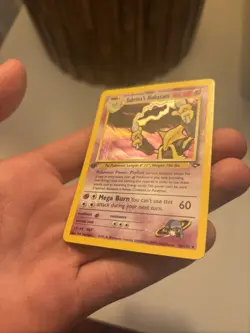 Pokemon TCG Sabrina's Alakazam Holo Rare 1st Ed 16/32 Near Mint - Image 3