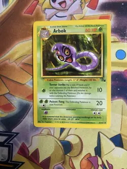 POKEMON ARBOK 31/62 FOSSIL UNCOMMON NEAR MINT - Image 1