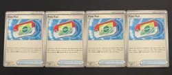 4x Poke Pad 081/088 x4 - NM Perfect Order Pokemon Playset ME03 - Image 1