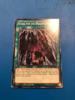 YUGIOH Common Vessel For The Dragon Cycle MP20-EN131 1st Edition - Image 1