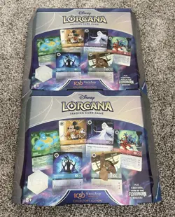 Disney Lorcana TCG Rise Of The Floodborn D100 Collector’s Edition Gift Set x2 - Image 1
