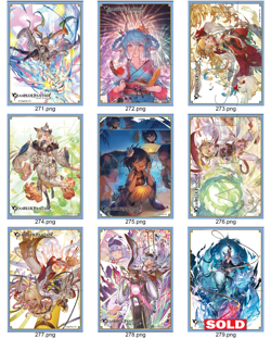 Anime card sleevesX60 different single yugioh/Pokemon/magic the gathering - Image 1