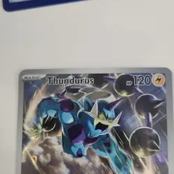 Pokemon Thundurus 209 SVP Scarlet & Violet Promo Holo Basic 120 HP TCG Card - Image 3