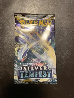 1x Pokemon Silver Tempest Booster Pack (10 Cards, /195) from Factory Sealed Box - Image 3