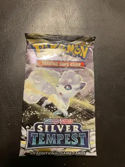 1x Pokemon Silver Tempest Booster Pack (10 Cards, /195) from Factory Sealed Box - Image 4