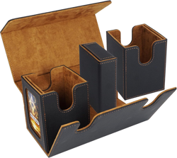 MTG Commander Deck Box 200 Double Sleeved Cards Storage, 3-In-1 Magnetic Card Ca - Image 3