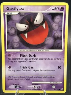 Gastly 62/100 Common Stormfront Pokemon Card LP - Image 1
