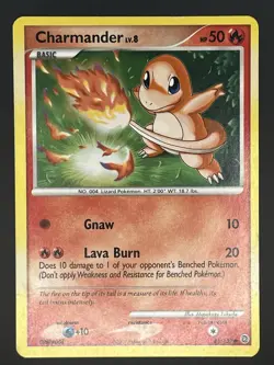 Charmander 82/132 Diamond & Pearl Regular Common Pokemon Card - Image 1