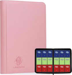 9 Pocket Card Binder, Premium Ringless Trading Card Binder 360 Side Loading Pock - Image 1