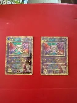 Set of 2 Ancient Mew Miscellaneous Cards & Products Holo - Image 1