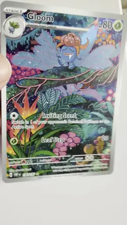 Pokemon Card - Gloom 198/197 Illustration Rare Obsidian Flames - Image 2