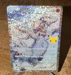 Reshiram 113/114 Celebrations: Classic Collection Holo Pack Fresh Lots 2 Cards - Image 3