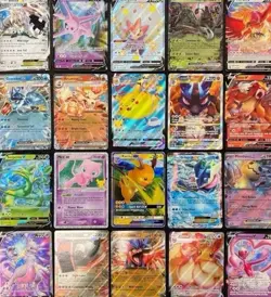 Pokemon Card Bulk lot 100 HOLO REVERSE HOLO ONLY + 5 V-EX-FA FREE SHIP - Image 1