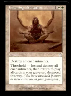 MTG Cleansing Meditation LP Light Play Torment [1855] - Image 1