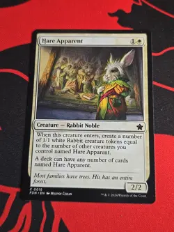 MTG - Foundations - Hare Apparent - # 15 - Common - Image 1