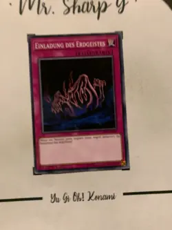 EINLADUNG DES ERDGEISTES - 1. AUFLAGE LED5-DE011 DEUTSCH Yu-Gi-Oh! CARD COMMON - Image 2