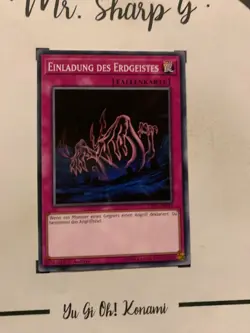 EINLADUNG DES ERDGEISTES - 1. AUFLAGE LED5-DE011 DEUTSCH Yu-Gi-Oh! CARD COMMON - Image 4