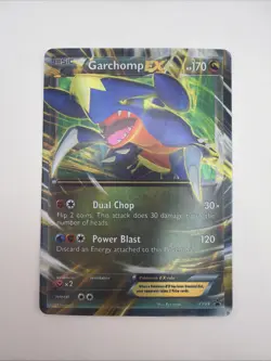 Pokemon Garchomp EX Promo Holo XY09 XY Basic Card 170 HP Dragon 2014 - Image 1