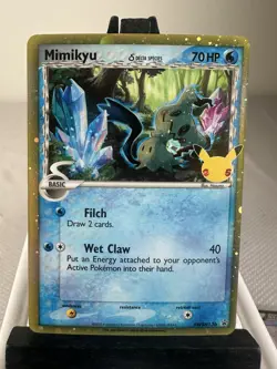 Pokemon TCG Mimikyu (Delta Species) SWSH136 Promo Sword & Shield LP - Image 1