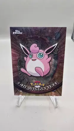 🔥2000 TOPPS Chrome POKEMON Series 1-WIGGLYTUFF 🔥 - Image 1