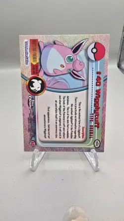 🔥2000 TOPPS Chrome POKEMON Series 1-WIGGLYTUFF 🔥 - Image 2