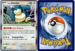 HOP'S SNORLAX - 117/159 Journey Together - POKEMON Holo NM/M - Image 3