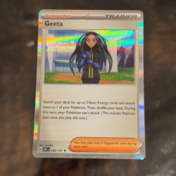 Geeta 188/197 Pokemon Card Pokemon TCG Holo - Image 1