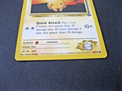 #84/132 Lt. SURGE'S PICKACHU 1stED. GYM CHALLENGE POKEMON BASIC -MINT - Image 2