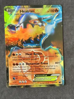 2013 Heatran EX 13/116 Ultra Rare Pokemon Plasma Freeze Team - Image 1