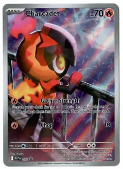 2025 POKEMON MEP EN-ME BLACK STAR PROMO 022 CHARCADET PHANTASMAL FLAMES NM/M - Image 1