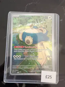 SNORLAX 2023 POKEMON Scarlet And Violet 151 ETB Black Star Promo SVP 051 MINT/NM - Image 1