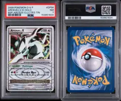 2009 Pokemon D&P #DP53 Arceus LV.X-Holo BSP- Arceus Collector's Tin PSA 7 - Image 3