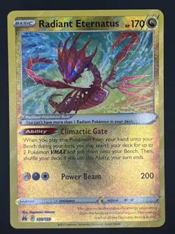 Radiant Eternatus Radiant Rare Crown Zenith 105/159 Pokemon - Image 1