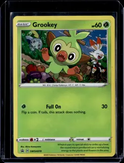 Grookey - SWSH070 / Cosmos SWSH: Black Star Promo 2019 NM / Pokemon TCG - Image 1