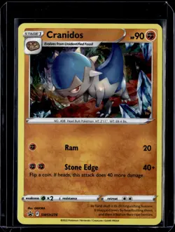 Cranidos - SWSH274 / Cosmos SWSH: Black Star Promo LP 2022 / Pokemon TCG - Image 1