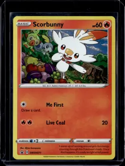 Scorbunny - SWSH071 / Cosmos SWSH: Black Star Promo 2019 NM / Pokemon TCG - Image 1