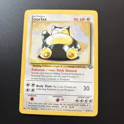Pokemon Jungle Snorlax Highlighter Misprint Error - Image 1